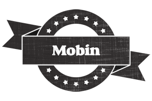 Mobin grunge logo