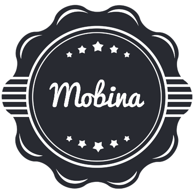 Mobina badge logo