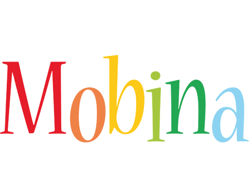 Mobina birthday logo