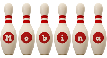 Mobina bowling-pin logo