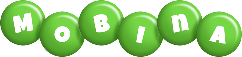 Mobina candy-green logo