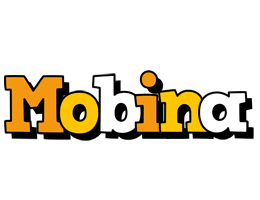 Mobina cartoon logo