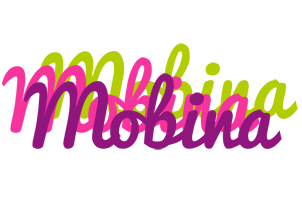 Mobina flowers logo