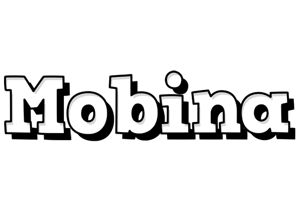Mobina snowing logo