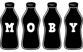 Moby bottle logo