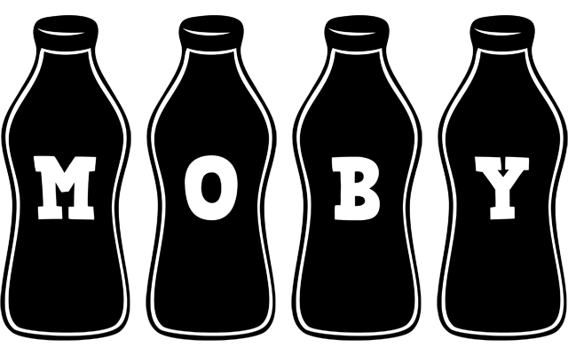Moby bottle logo
