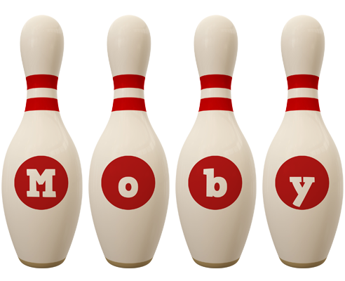 Moby bowling-pin logo