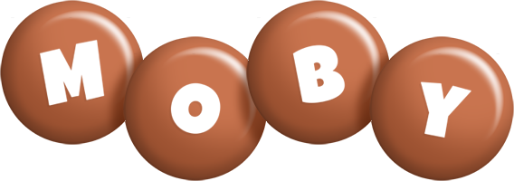 Moby candy-brown logo