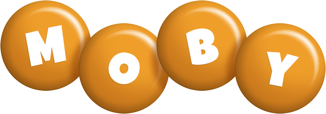 Moby candy-orange logo