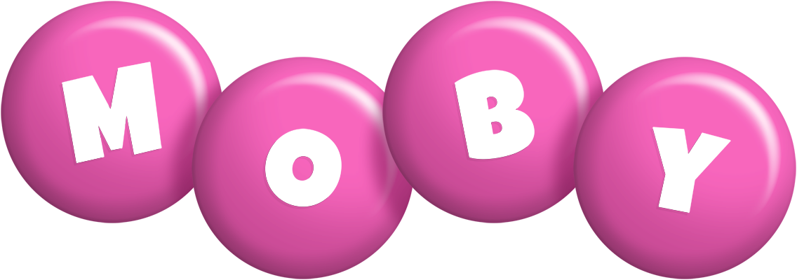 Moby candy-pink logo
