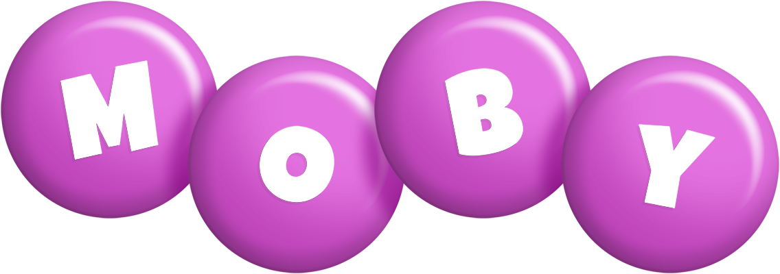 Moby candy-purple logo