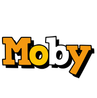 Moby cartoon logo