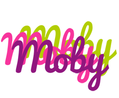 Moby flowers logo