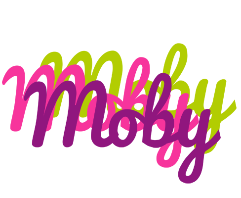 Moby flowers logo