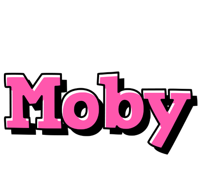 Moby girlish logo