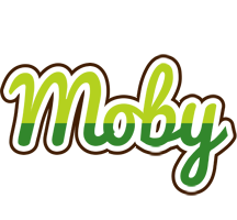 Moby golfing logo