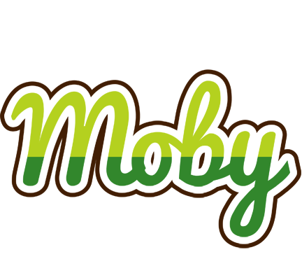 Moby golfing logo