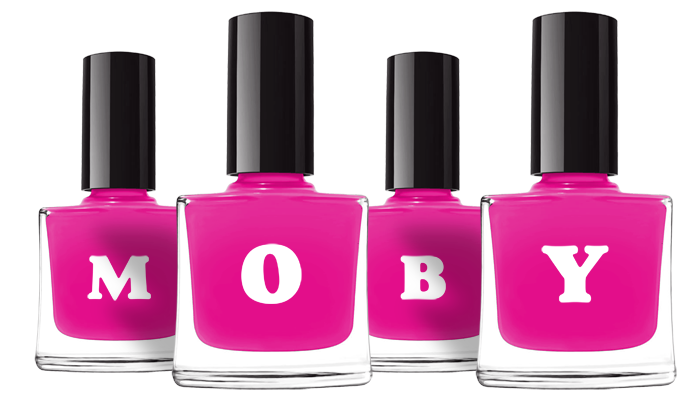 Moby nails logo