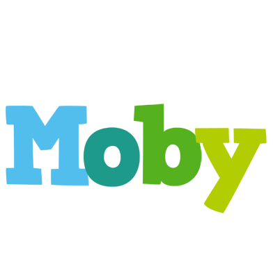Moby rainbows logo