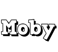 Moby snowing logo