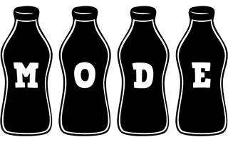 Mode bottle logo