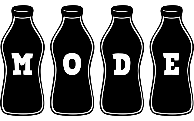 Mode bottle logo