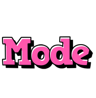Mode girlish logo