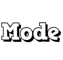 Mode snowing logo