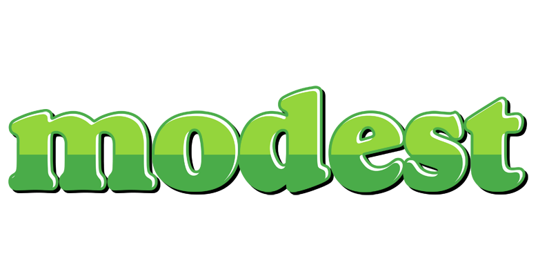 Modest apple logo