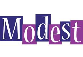 Modest autumn logo