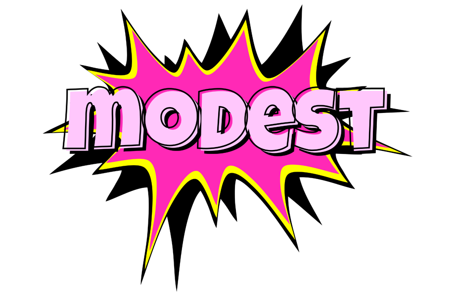 Modest badabing logo