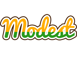 Modest banana logo