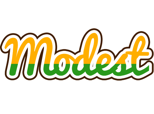 Modest banana logo