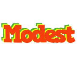 Modest bbq logo