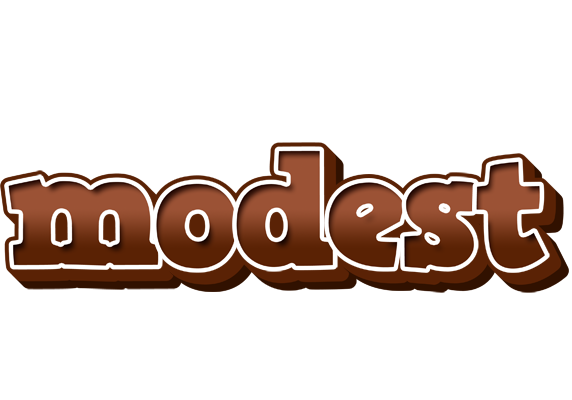 Modest brownie logo