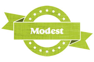 Modest change logo