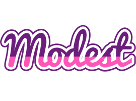 Modest cheerful logo