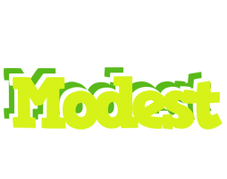 Modest citrus logo