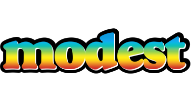 Modest color logo