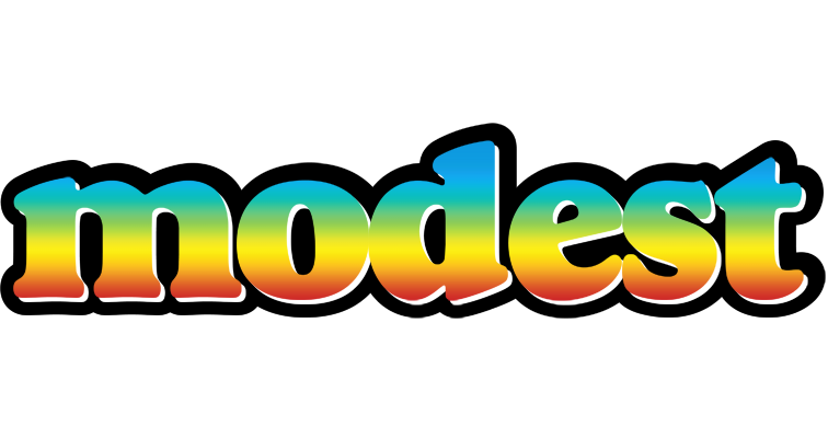 Modest color logo