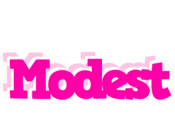 Modest dancing logo