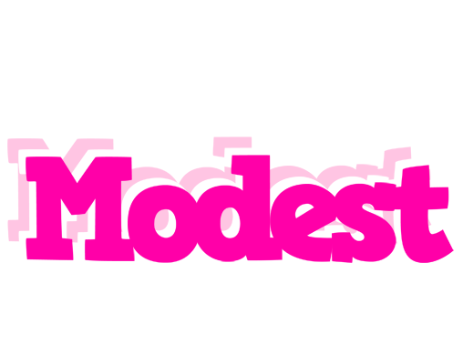 Modest dancing logo