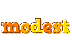 Modest desert logo