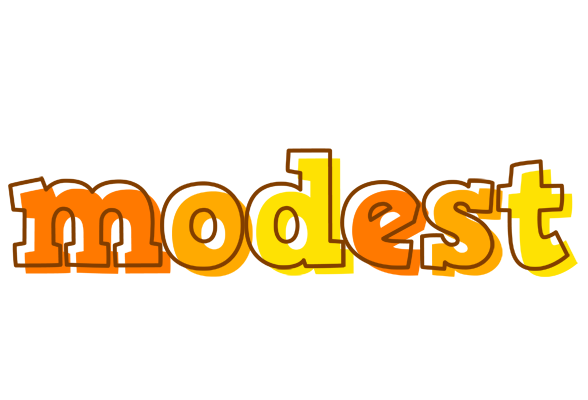 Modest desert logo