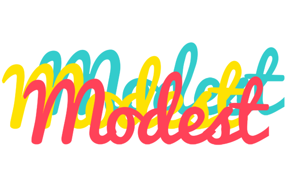 Modest disco logo