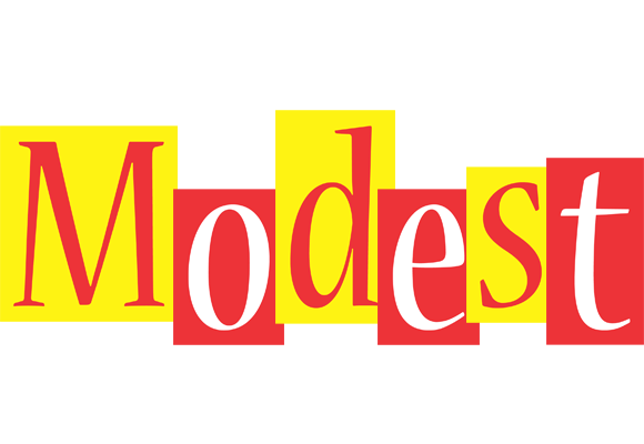 Modest errors logo