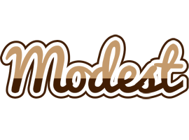 Modest exclusive logo