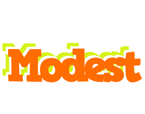Modest healthy logo