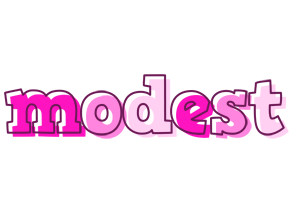 Modest hello logo