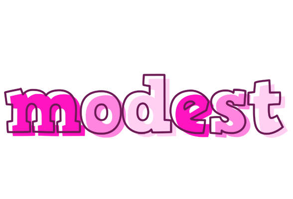 Modest hello logo